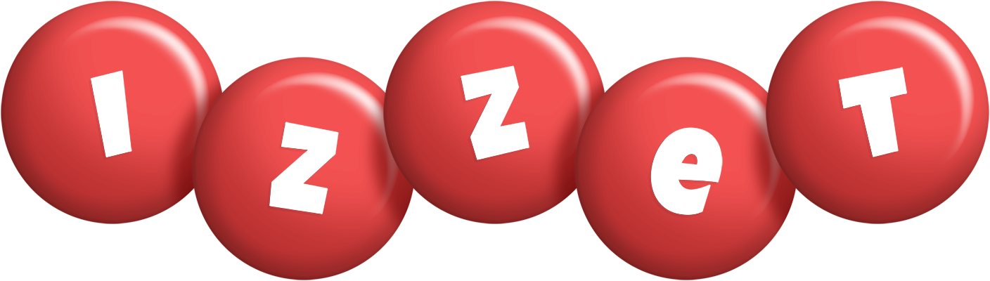 Izzet candy-red logo
