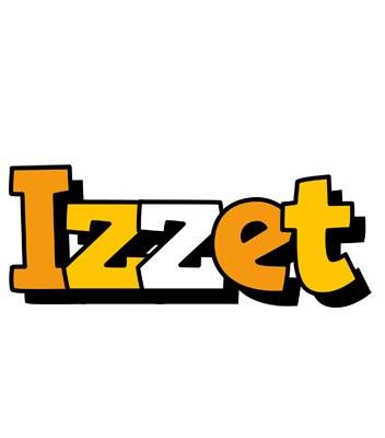 Izzet cartoon logo