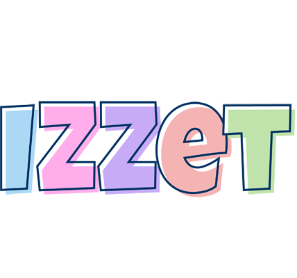 Izzet pastel logo