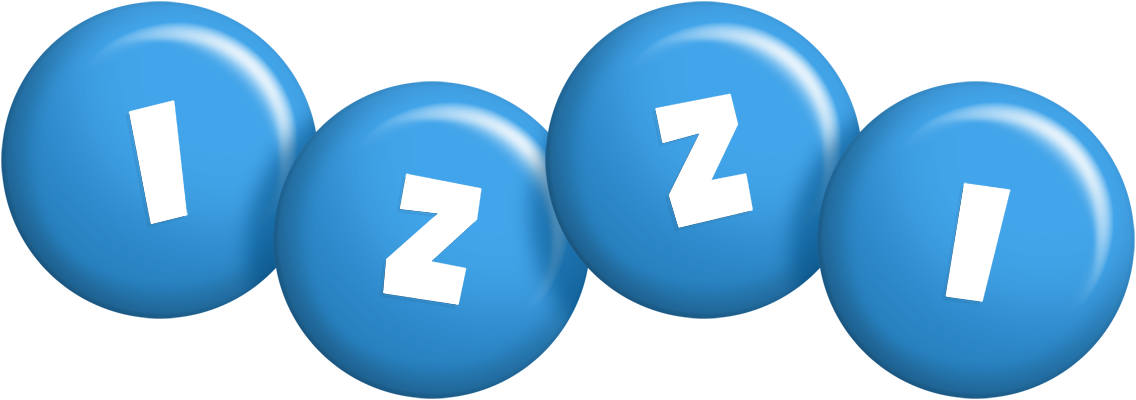 Izzi candy-blue logo