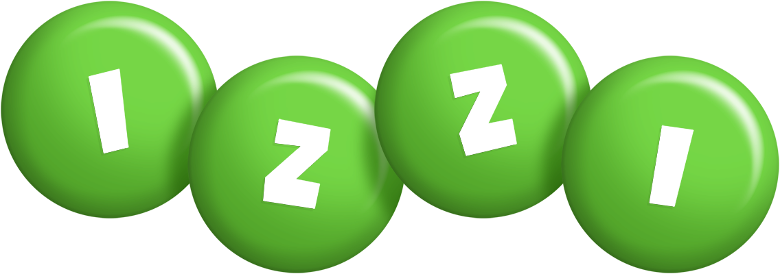 Izzi candy-green logo