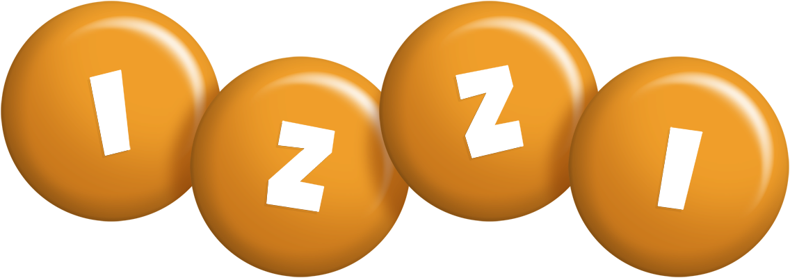 Izzi candy-orange logo