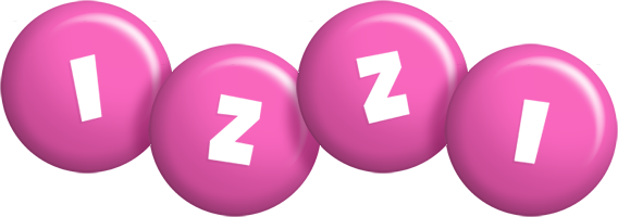 Izzi candy-pink logo