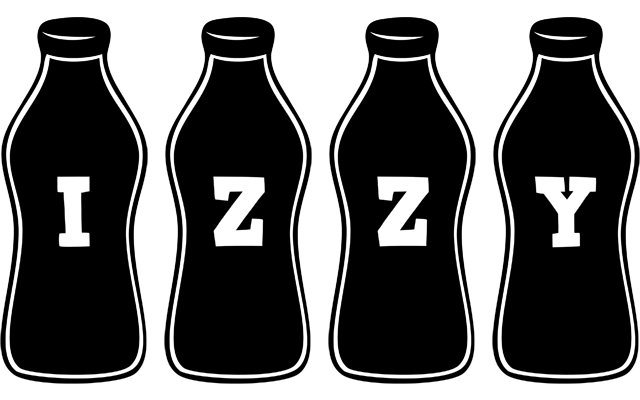 Izzy bottle logo