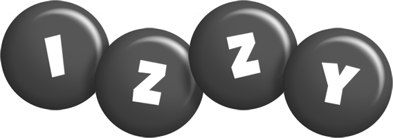 Izzy candy-black logo