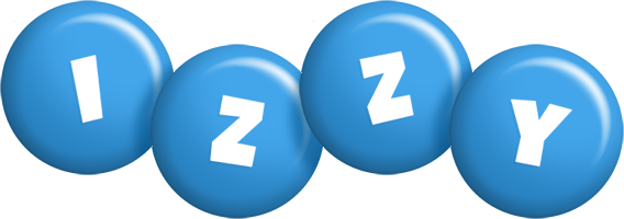 Izzy candy-blue logo