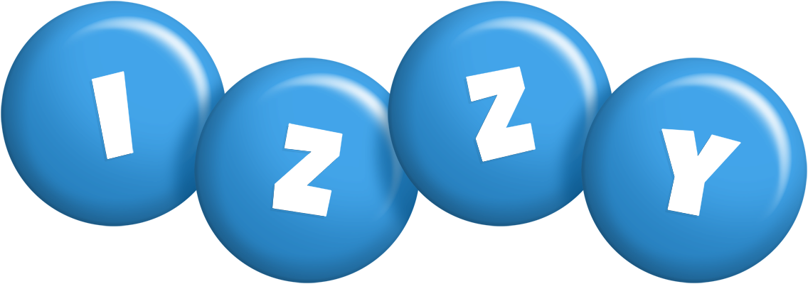Izzy candy-blue logo