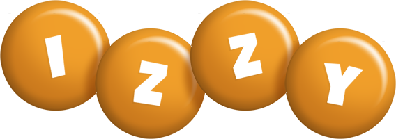 Izzy candy-orange logo