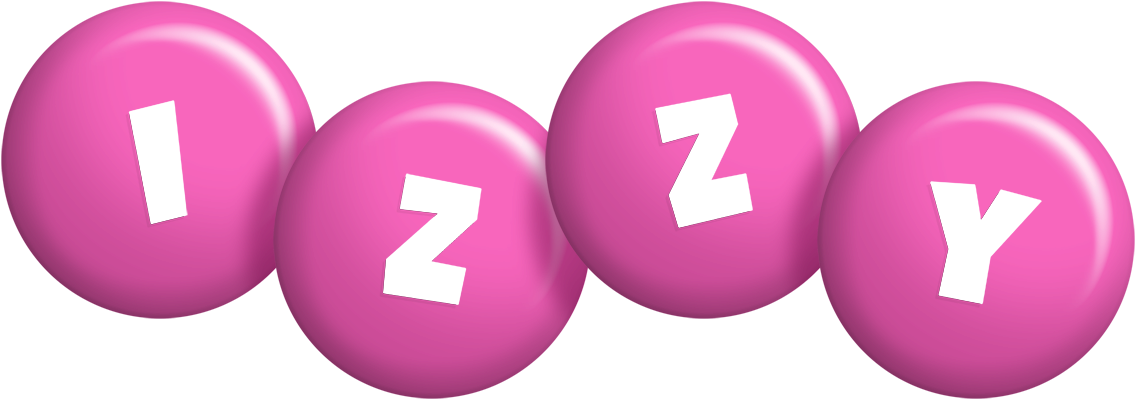 Izzy candy-pink logo