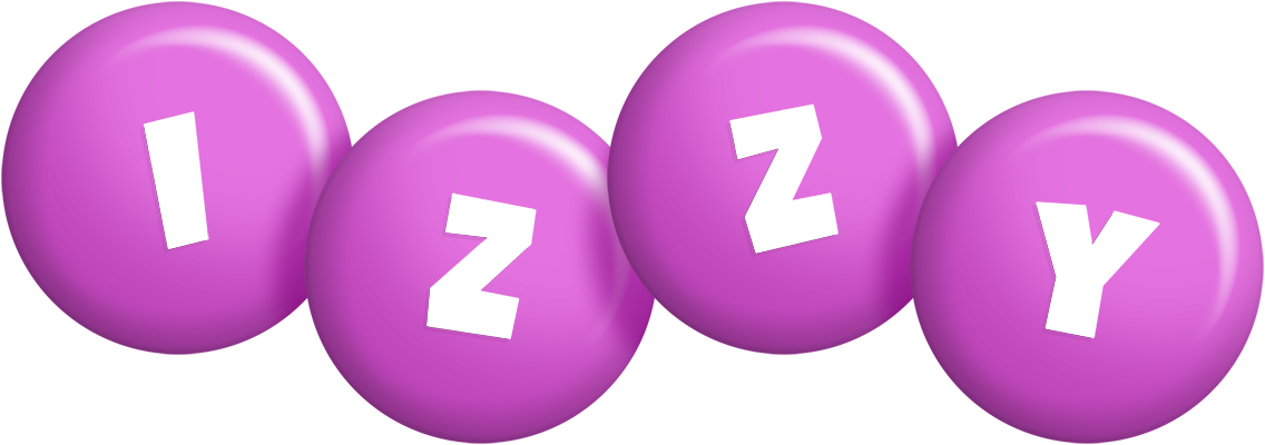 Izzy candy-purple logo