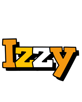 Izzy cartoon logo