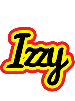 Izzy flaming logo