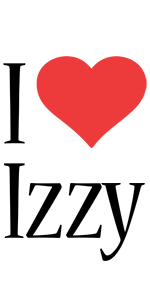 Izzy i-love logo