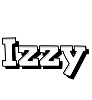 Izzy snowing logo