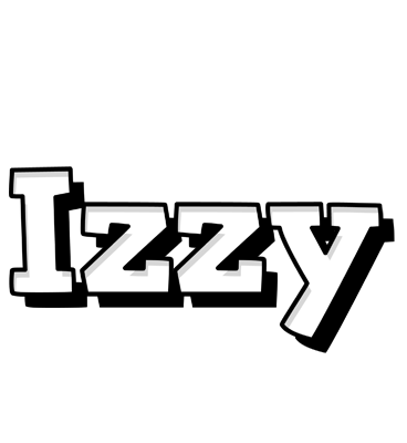 Izzy snowing logo
