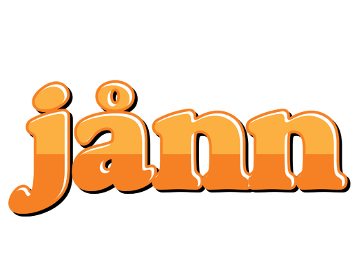 Jånn orange logo
