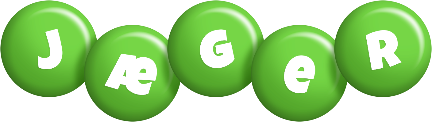 Jæger candy-green logo
