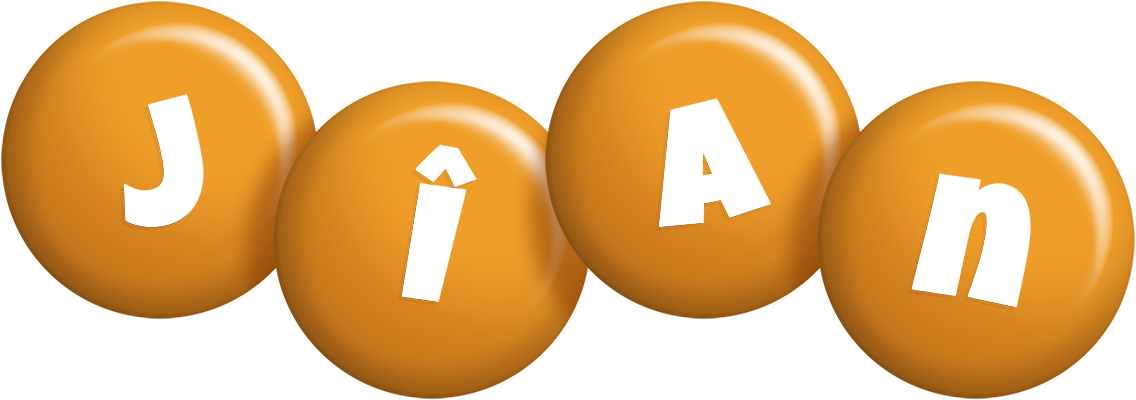 Jîan candy-orange logo