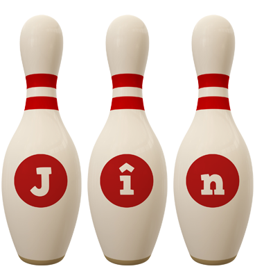 Jîn bowling-pin logo