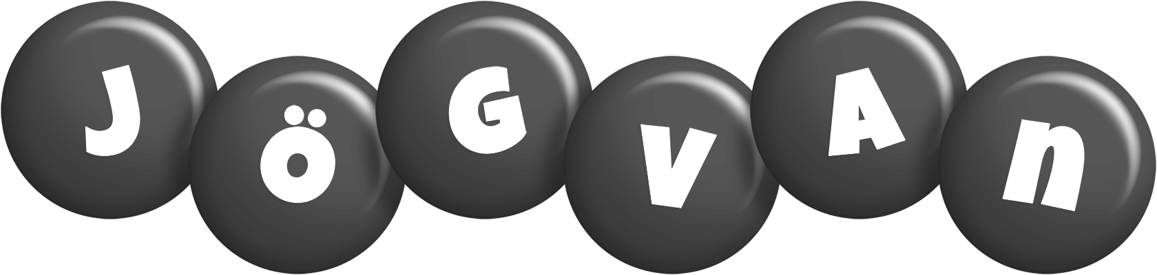 Jögvan candy-black logo