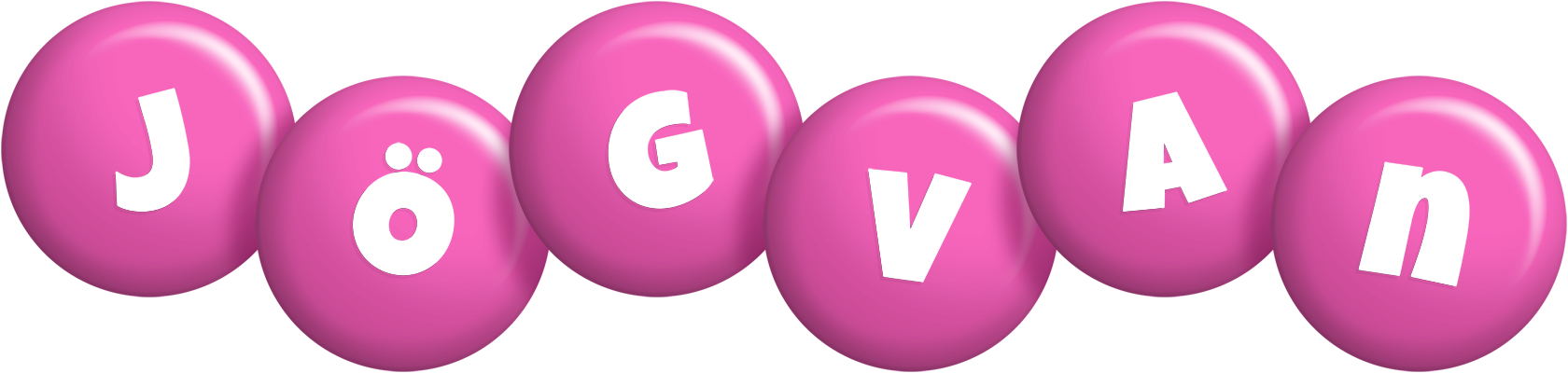 Jögvan candy-pink logo