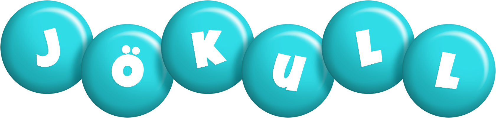 Jökull candy-azur logo