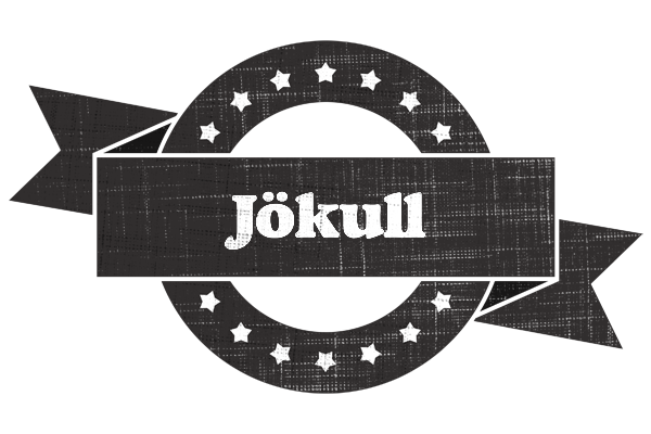 Jökull grunge logo