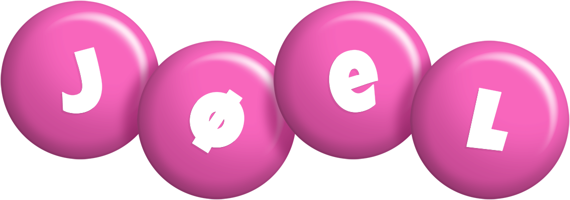 Jøel candy-pink logo