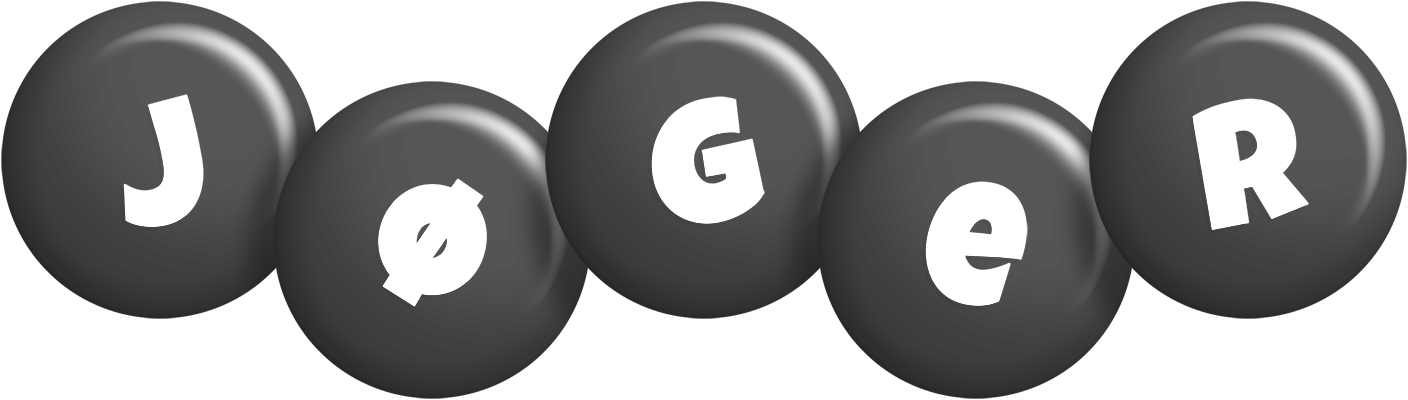 Jøger candy-black logo