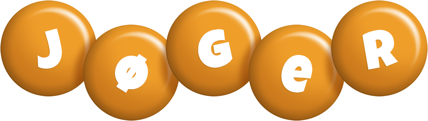 Jøger candy-orange logo