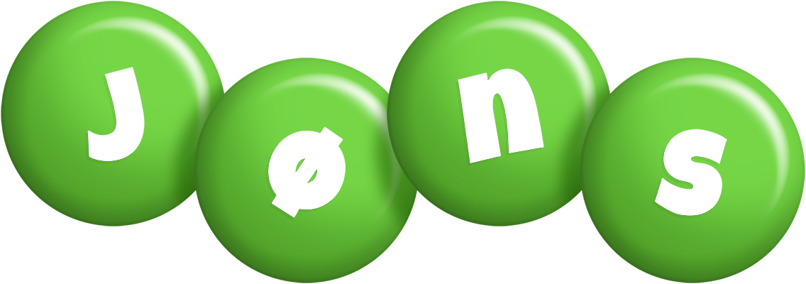 Jøns candy-green logo