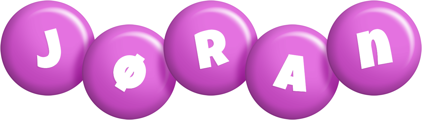 Jøran candy-purple logo