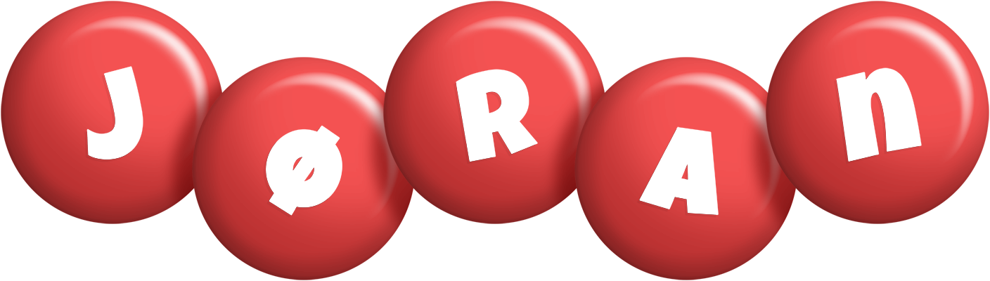 Jøran candy-red logo