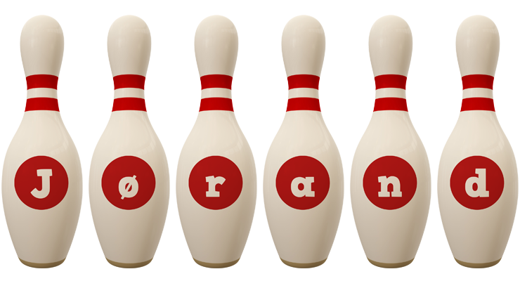 Jørand bowling-pin logo