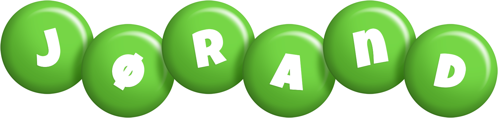 Jørand candy-green logo