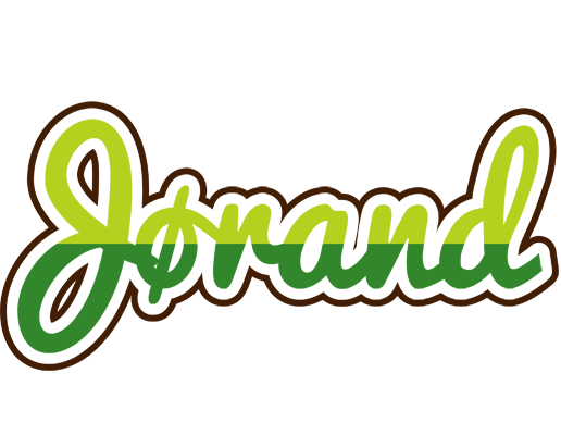 Jørand golfing logo
