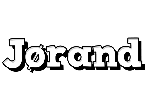 Jørand snowing logo