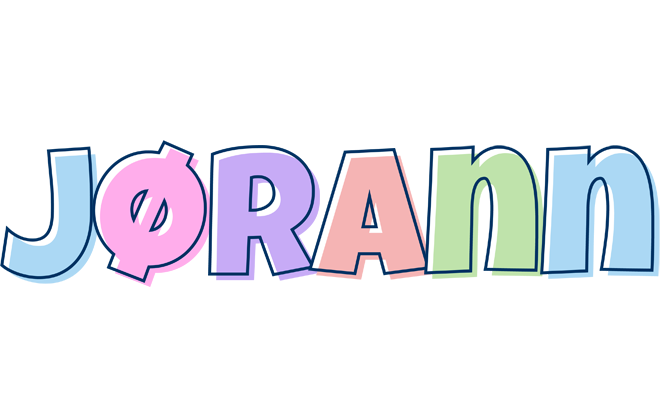 Jørann pastel logo