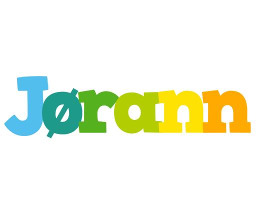 Jørann rainbows logo