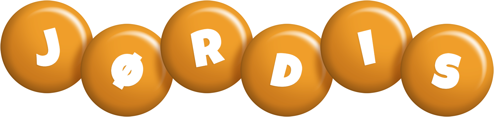 Jørdis candy-orange logo