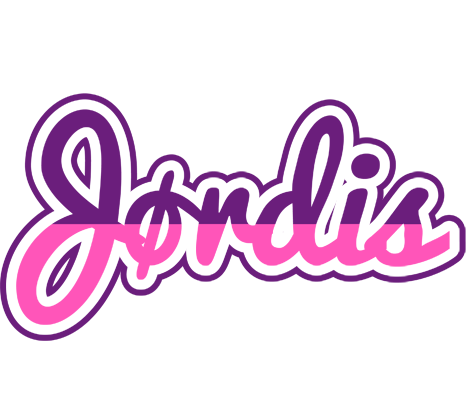Jørdis cheerful logo