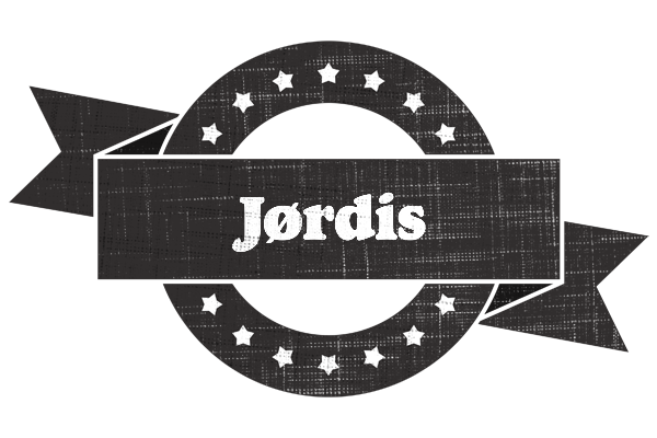 Jørdis grunge logo