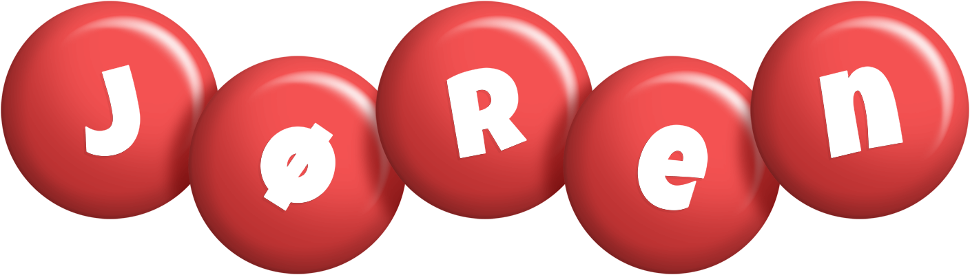 Jøren candy-red logo