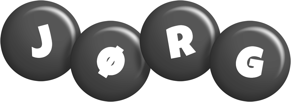 Jørg candy-black logo