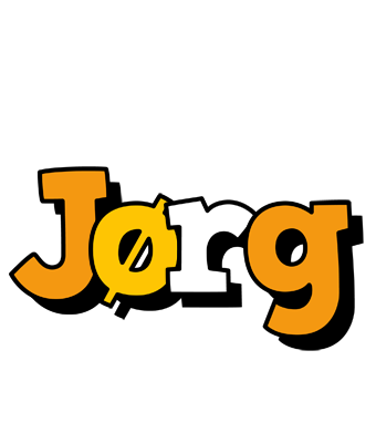 Jørg cartoon logo