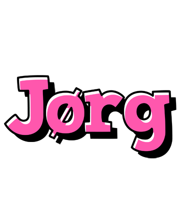 Jørg girlish logo