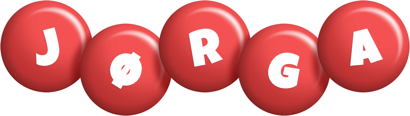 Jørga candy-red logo