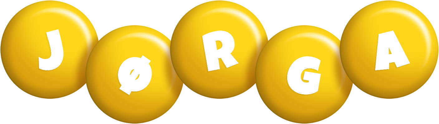 Jørga candy-yellow logo