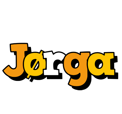 Jørga cartoon logo