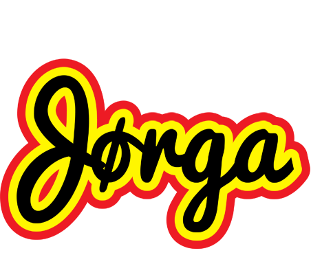 Jørga flaming logo